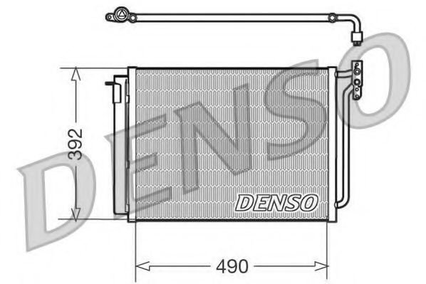 DCN05009 DENSO Condenser, air conditioning