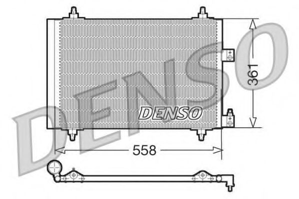 DCN07005 DENSO Condenser, air conditioning