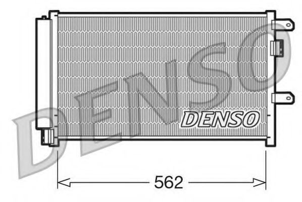 DCN12003 DENSO Condenser, air conditioning