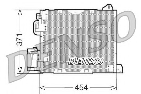 DCN20006 DENSO Air Conditioning Condenser, air conditioning
