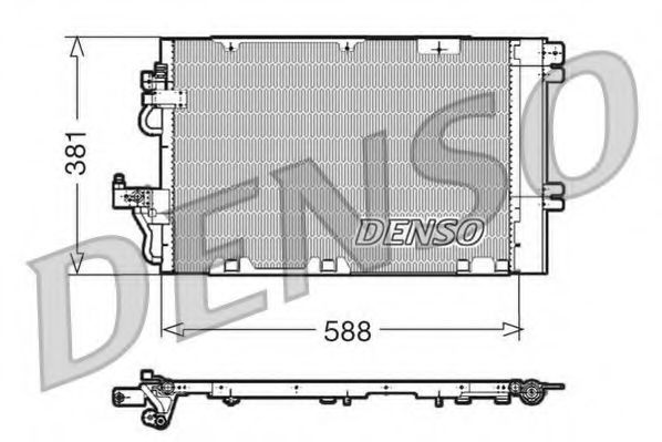 DCN20010 DENSO Condenser, air conditioning
