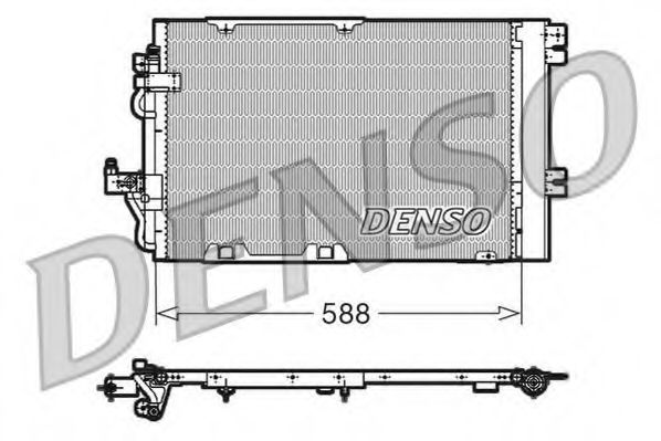 DCN20011 DENSO Condenser, air conditioning