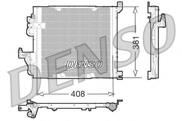 DCN20012 DENSO Condenser, air conditioning