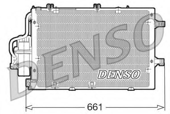 DCN20015 DENSO Condenser, air conditioning