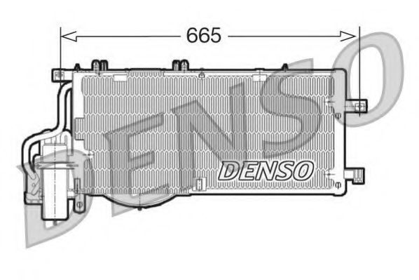 DCN20016 DENSO Condenser, air conditioning