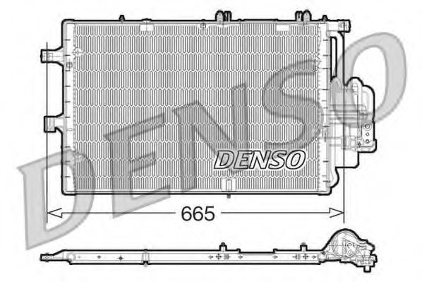 DCN20017 DENSO Air Conditioning Condenser, air conditioning