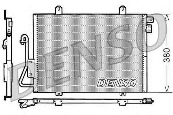 DCN23006 DENSO Condenser, air conditioning