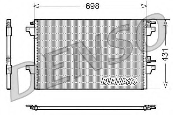 DCN23021 DENSO Condenser, air conditioning
