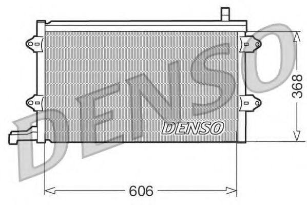 DCN32003 DENSO Air Conditioning Condenser, air conditioning