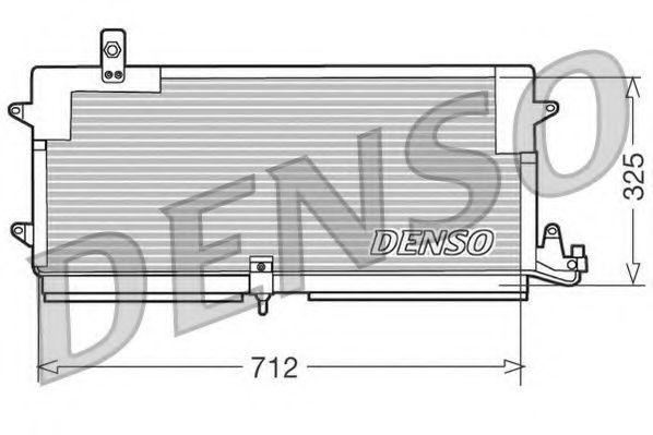 DCN32004 DENSO Air Conditioning Condenser, air conditioning