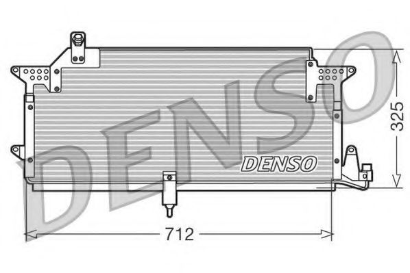 DCN32005 DENSO Condenser, air conditioning