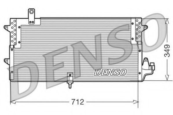DCN32006 DENSO Condenser, air conditioning
