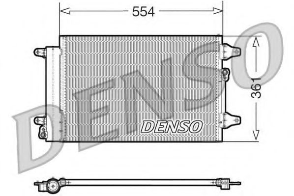 DCN32015 DENSO Air Conditioning Condenser, air conditioning