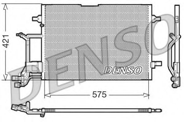 DCN32016 DENSO Condenser, air conditioning