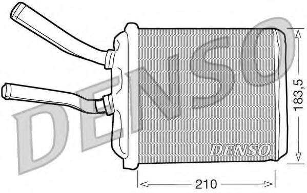 DRR01010 DENSO Heat Exchanger, interior heating