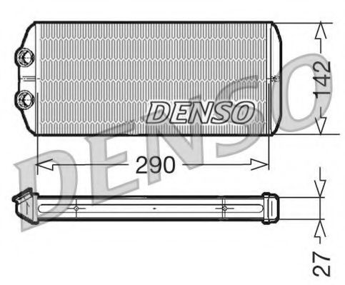DRR07005 DENSO Heating / Ventilation Heat Exchanger, interior heating