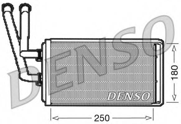 DRR09100 DENSO Heat Exchanger, interior heating