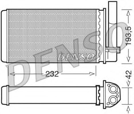 DRR21003 DENSO Heat Exchanger, interior heating