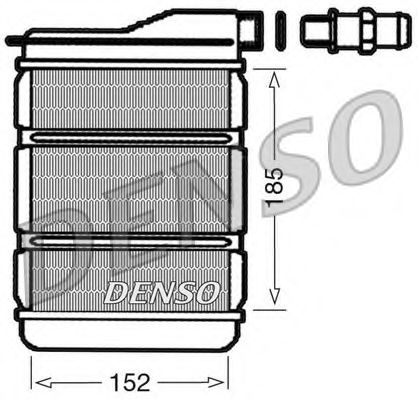 DRR23011 DENSO Heat Exchanger, interior heating