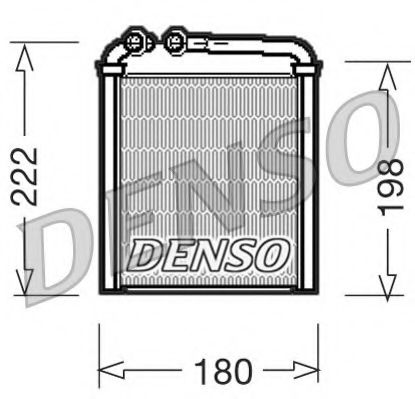 DRR32005 DENSO Heizung/Lüftung Wärmetauscher, Innenraumheizung