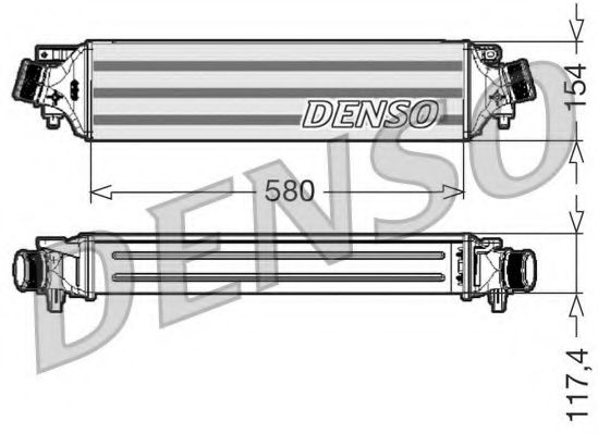DIT01002 DENSO Air Supply Intercooler, charger