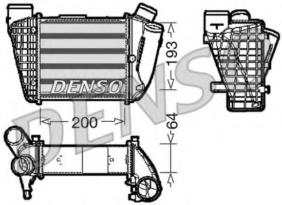 DIT02004 DENSO Air Supply Intercooler, charger