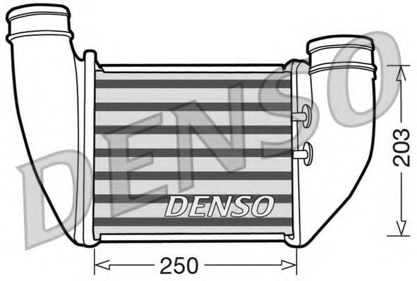 DIT02011 DENSO Интеркулер