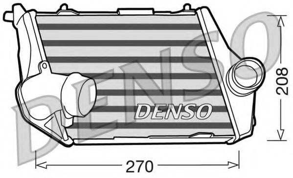 DIT02013 DENSO Интеркулер