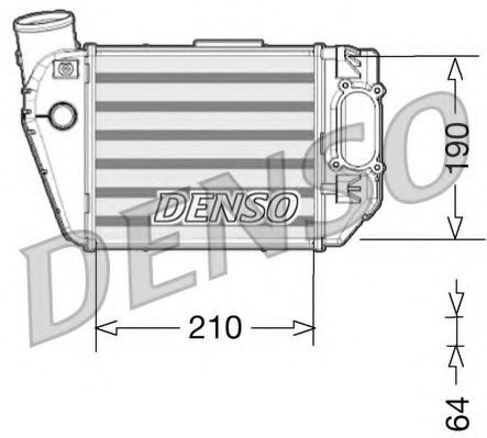 DIT02021 DENSO Intercooler, charger
