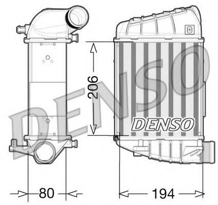 DIT02028 DENSO Air Supply Intercooler, charger
