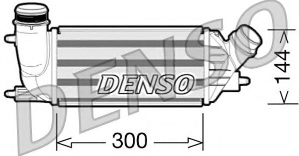 DIT07001 DENSO Intercooler, charger