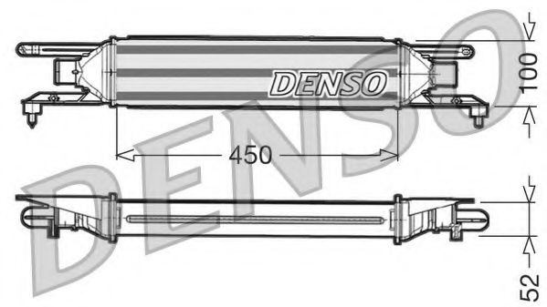DIT09106 DENSO Air Supply Intercooler, charger