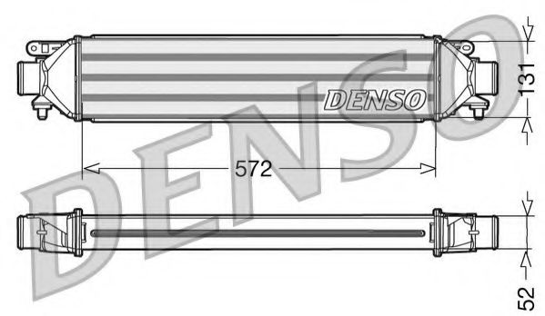 DIT09107 DENSO Air Supply Intercooler, charger