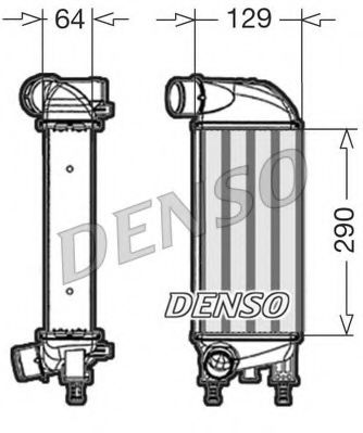 DIT09110 DENSO Air Supply Intercooler, charger