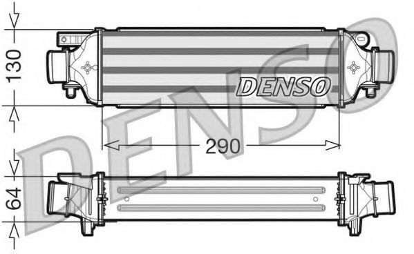 DIT09113 DENSO Air Supply Intercooler, charger