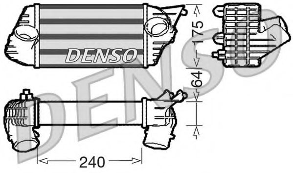 DIT09120 DENSO Air Supply Intercooler, charger