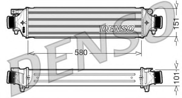 DIT13002 DENSO Air Supply Intercooler, charger