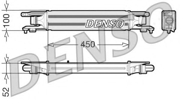 DIT20001 DENSO Intercooler, charger
