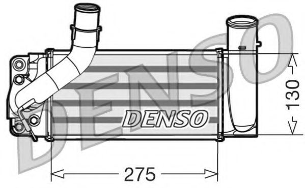 DIT50007 DENSO Intercooler, charger