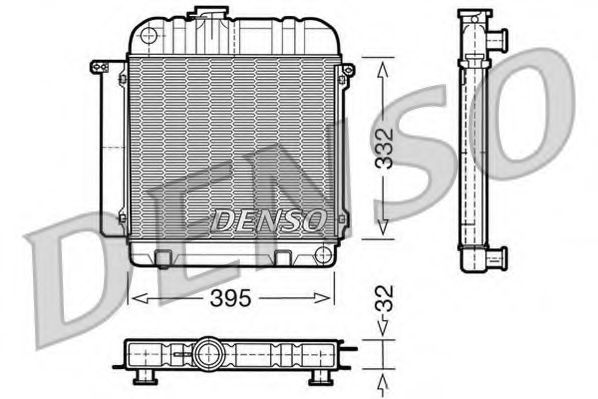 DRM05010 DENSO Radiator, engine cooling