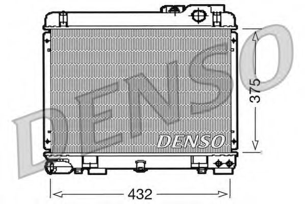 DRM05035 DENSO Radiator, engine cooling