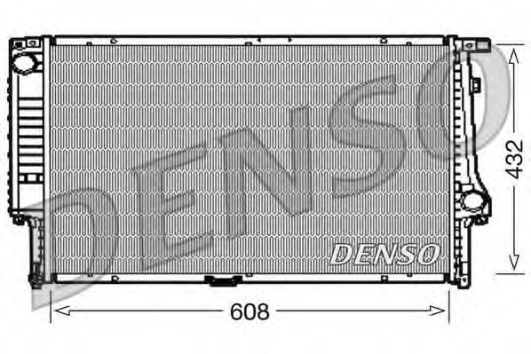 DRM05061 DENSO Радиатор, охлаждение двигателя