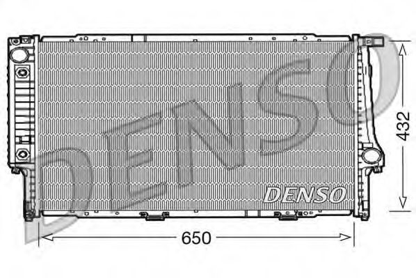 DRM05062 DENSO Cooling System Radiator, engine cooling