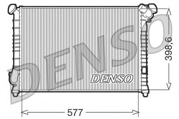 DRM05102 DENSO Cooling System Radiator, engine cooling