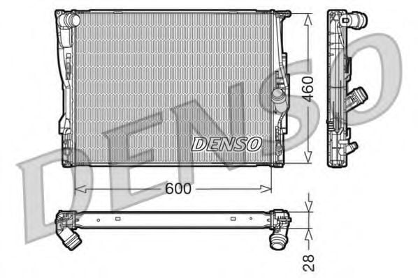 DRM05110 DENSO Cooling System Radiator, engine cooling