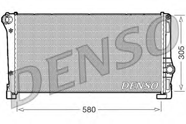 DRM09104 DENSO Radiator, engine cooling