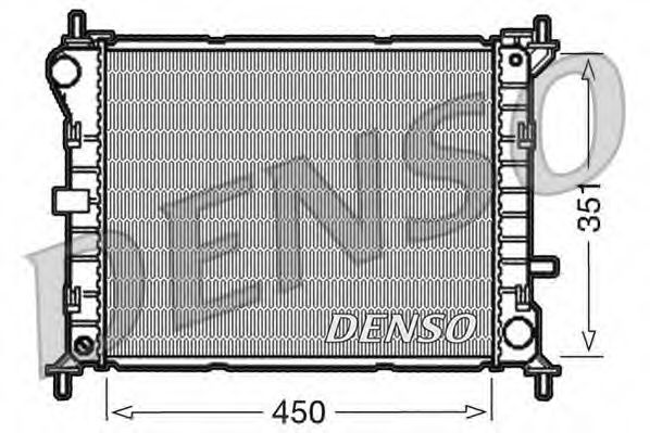 DRM10050 DENSO Radiator, engine cooling