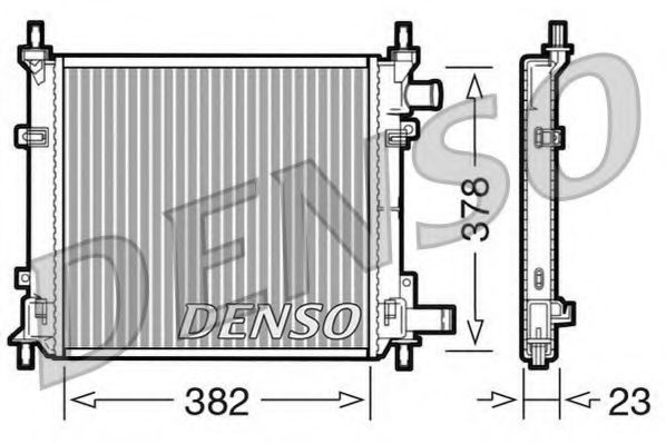 DRM10060 DENSO Cooling System Radiator, engine cooling