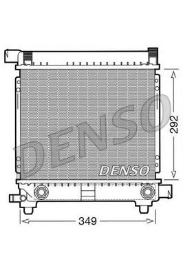 DRM17027 DENSO Cooling System Radiator, engine cooling