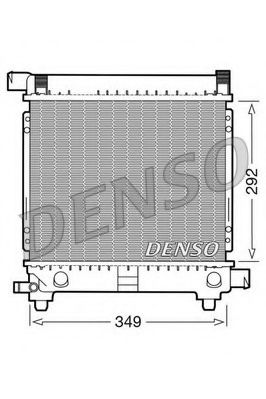 DRM17028 DENSO Cooling System Radiator, engine cooling